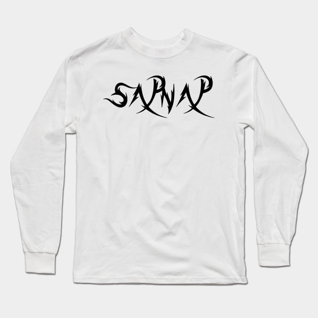 Sapnap Merch Sapnap Logo Long Sleeve T-Shirt by Williamjmahoney